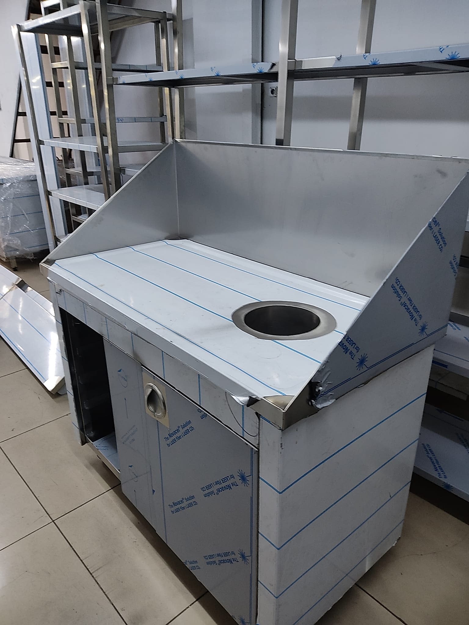 Kapalı Çöp Sıyırma Tezgahı